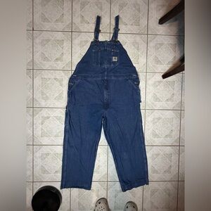 Carhartt Blue Denim Overalls